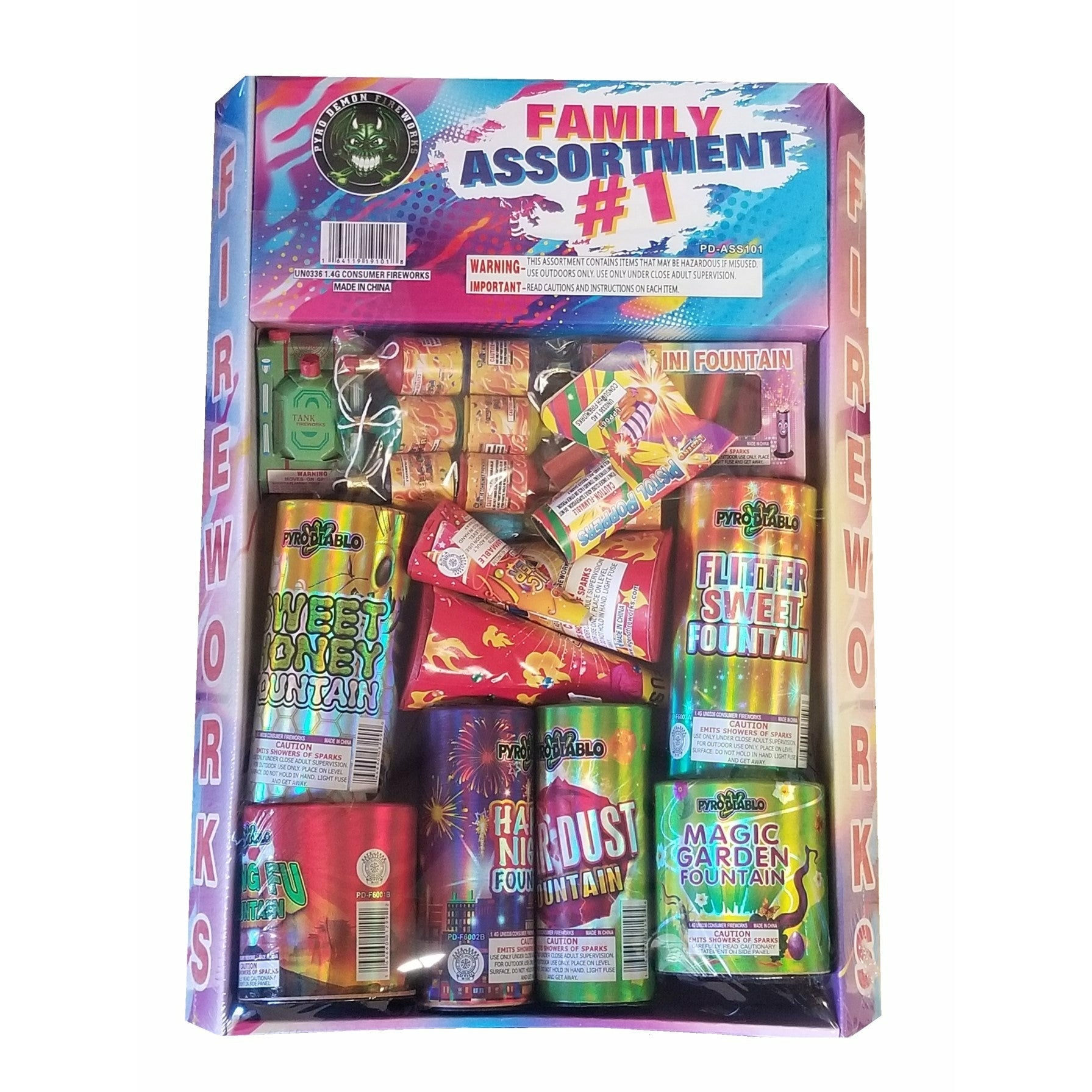 FAMILY ASSORTMENT #1 - Samurai Fireworks