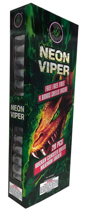 NEON VIPER (28 Pack) - Samurai Fireworks